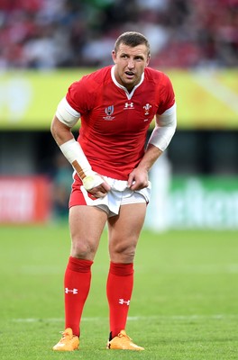 131019 - Wales v Uruguay - Rugby World Cup - Hadleigh Parkes of Wales