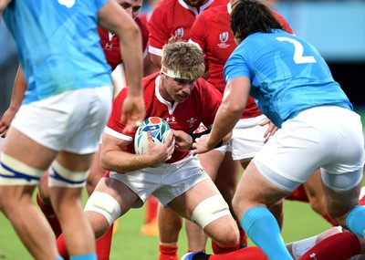 131019 - Wales v Uruguay - Rugby World Cup - Aaron Wainwright of Wales