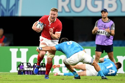 131019 - Wales v Uruguay - Rugby World Cup - Bradley Davies of Wales