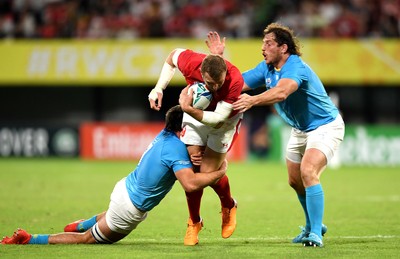 131019 - Wales v Uruguay - Rugby World Cup - Hadleigh Parkes of Wales