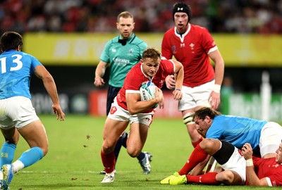 131019 - Wales v Uruguay - Rugby World Cup - Hallam Amos of Wales