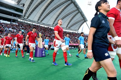 131019 - Wales v Uruguay - Rugby World Cup - Bradley Davies of Wales