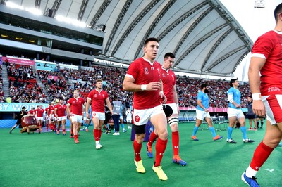 131019 - Wales v Uruguay - Rugby World Cup - Josh Adams of Wales