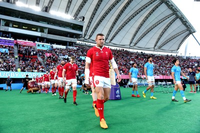 131019 - Wales v Uruguay - Rugby World Cup - Hadleigh Parkes of Wales