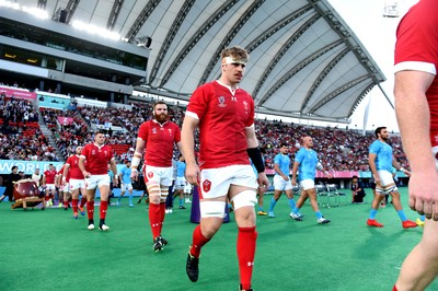 131019 - Wales v Uruguay - Rugby World Cup - Aaron Wainwright of Wales