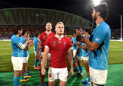 131019 - Wales v Uruguay - Rugby World Cup - Aled Davies of Wales