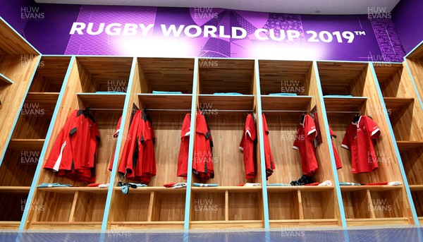 131019 - Wales v Uruguay - Rugby World Cup - Wales dressing room
