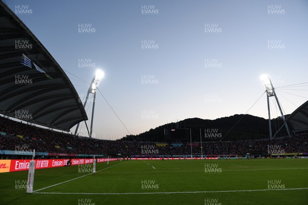 131019 - Wales v Uruguay - Rugby World Cup - Pool D - General View of the Kumamoto Stadium
