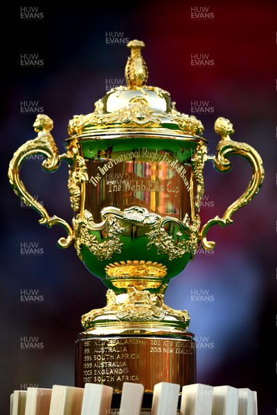 131019 - Wales v Uruguay - Rugby World Cup - Webb Ellis Cup