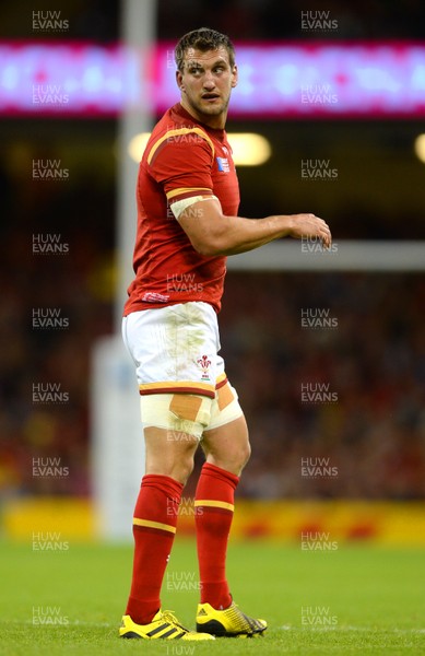 200915 - Wales v Uruguay - Rugby World Cup 2015 -Sam Warburton of Wales