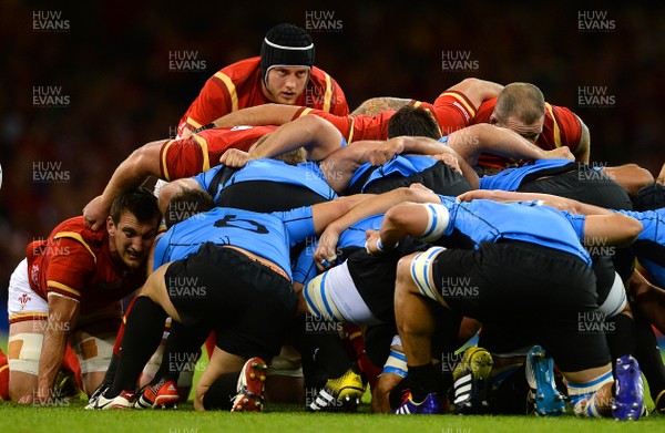 200915 - Wales v Uruguay - Rugby World Cup 2015 -James King of Wales