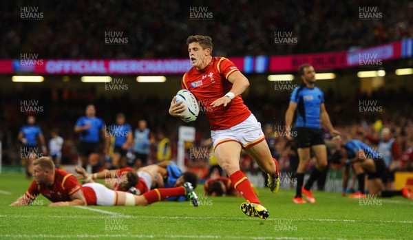 200915 - Wales v Uruguay - Rugby World Cup 2015 -Lloyd Williams of Wales