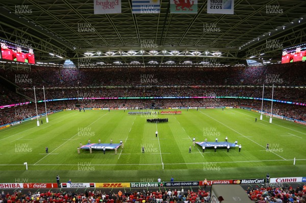 200915 - Wales v Uruguay - Rugby World Cup 2015 - General View of the Millennium Stadium