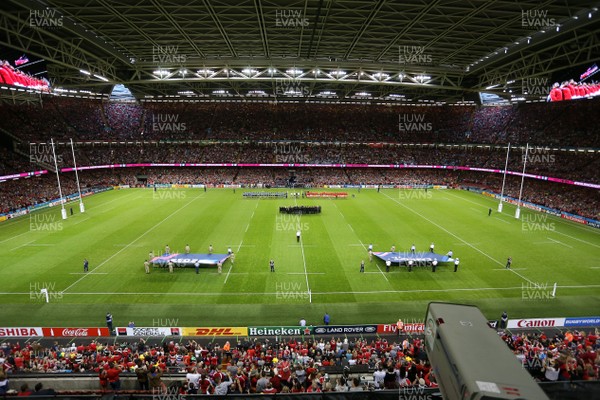 200915 - Wales v Uruguay - Rugby World Cup 2015 - General View of the Millennium Stadium