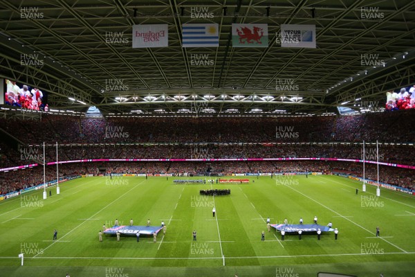 200915 - Wales v Uruguay - Rugby World Cup 2015 - General View of the Millennium Stadium