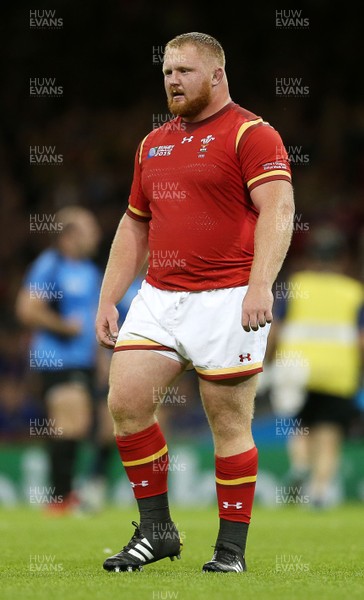 200915 - Wales v Uruguay - Rugby World Cup 2015 - Samson Lee of Wales