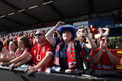 260926 - Wales Women v USA Women - Vodafone Wales WXV Series - Wales fans