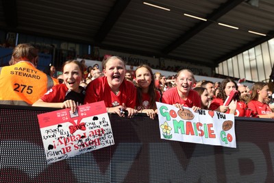260926 - Wales Women v USA Women - Vodafone Wales WXV Series - Wales fans