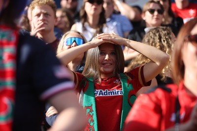 260926 - Wales Women v USA Women - Vodafone Wales WXV Series - Wales fans