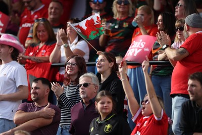260926 - Wales Women v USA Women - Vodafone Wales WXV Series - Wales fans
