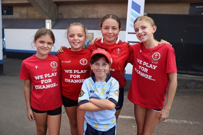 260926 - Wales Women v USA Women - Vodafone Wales WXV Series - Wales fans