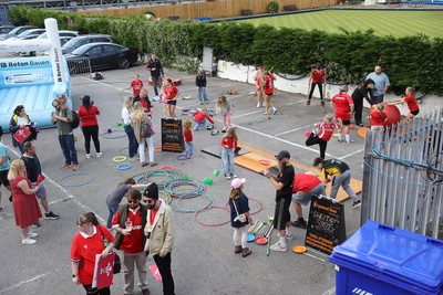 260926 - Wales Women v USA Women - Vodafone Wales WXV Series - Wales fans