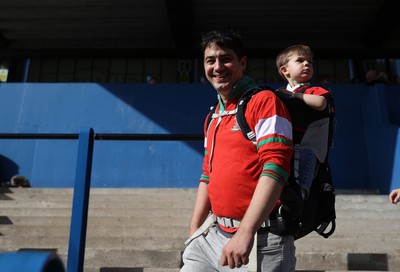 260926 - Wales Women v USA Women - Vodafone Wales WXV Series - Wales fans