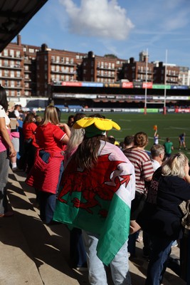 260926 - Wales Women v USA Women - Vodafone Wales WXV Series - Wales fans