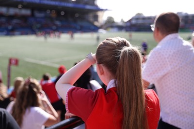 260926 - Wales Women v USA Women - Vodafone Wales WXV Series - Wales fans