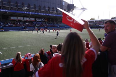 260926 - Wales Women v USA Women - Vodafone Wales WXV Series - Wales fans