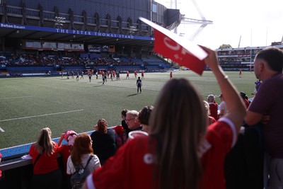 260926 - Wales Women v USA Women - Vodafone Wales WXV Series - Wales fans