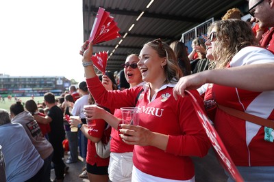 260926 - Wales Women v USA Women - Vodafone Wales WXV Series - Wales fans