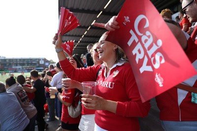 260926 - Wales Women v USA Women - Vodafone Wales WXV Series - Wales fans