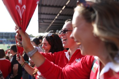 260926 - Wales Women v USA Women - Vodafone Wales WXV Series - Wales fans