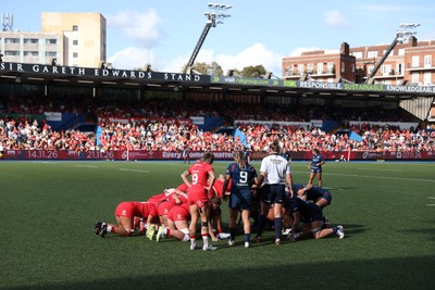 260926 - Wales Women v USA Women - Vodafone Wales WXV Series - Wales fans