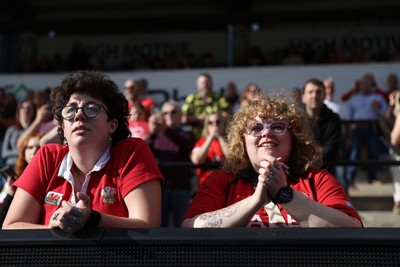 260926 - Wales Women v USA Women - Vodafone Wales WXV Series - Wales fans