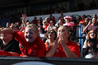 260926 - Wales Women v USA Women - Vodafone Wales WXV Series - Wales fans