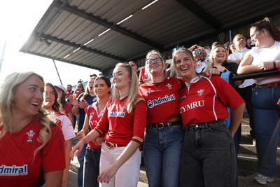 260926 - Wales Women v USA Women - Vodafone Wales WXV Series - Wales fans