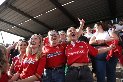 260926 - Wales Women v USA Women - Vodafone Wales WXV Series - Wales fans