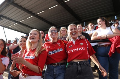 260926 - Wales Women v USA Women - Vodafone Wales WXV Series - Wales fans