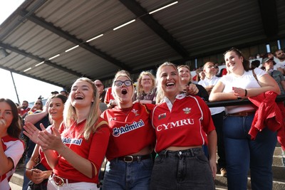 260926 - Wales Women v USA Women - Vodafone Wales WXV Series - Wales fans