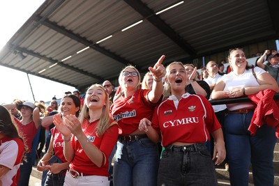 260926 - Wales Women v USA Women - Vodafone Wales WXV Series - Wales fans