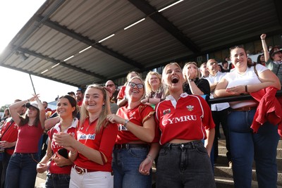 260926 - Wales Women v USA Women - Vodafone Wales WXV Series - Wales fans