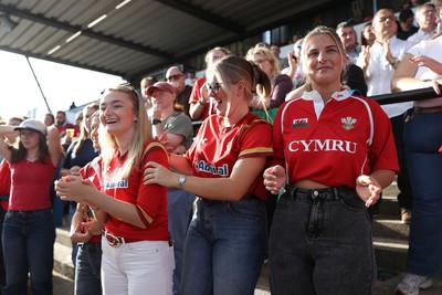 260926 - Wales Women v USA Women - Vodafone Wales WXV Series - Wales fans