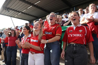 260926 - Wales Women v USA Women - Vodafone Wales WXV Series - Wales fans