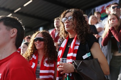 260926 - Wales Women v USA Women - Vodafone Wales WXV Series - Wales fans