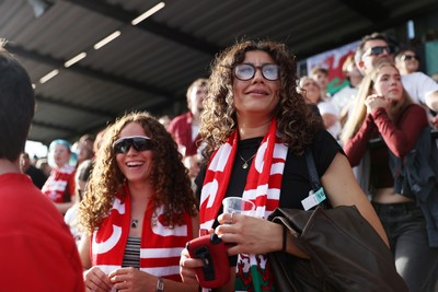 260926 - Wales Women v USA Women - Vodafone Wales WXV Series - Wales fans