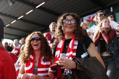260926 - Wales Women v USA Women - Vodafone Wales WXV Series - Wales fans