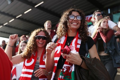 260926 - Wales Women v USA Women - Vodafone Wales WXV Series - Wales fans