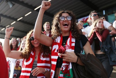 260926 - Wales Women v USA Women - Vodafone Wales WXV Series - Wales fans